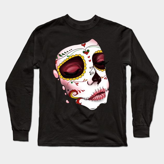 Done to Day of the Dead Long Sleeve T-Shirt by lizziehayes